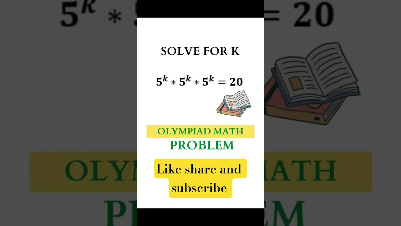 Find X Challenging Math Olympiad Problem Algebra Equation
