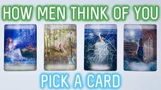 How Men Think of You‍♂ {PICK A CARD}  Timeless Tarot Reading