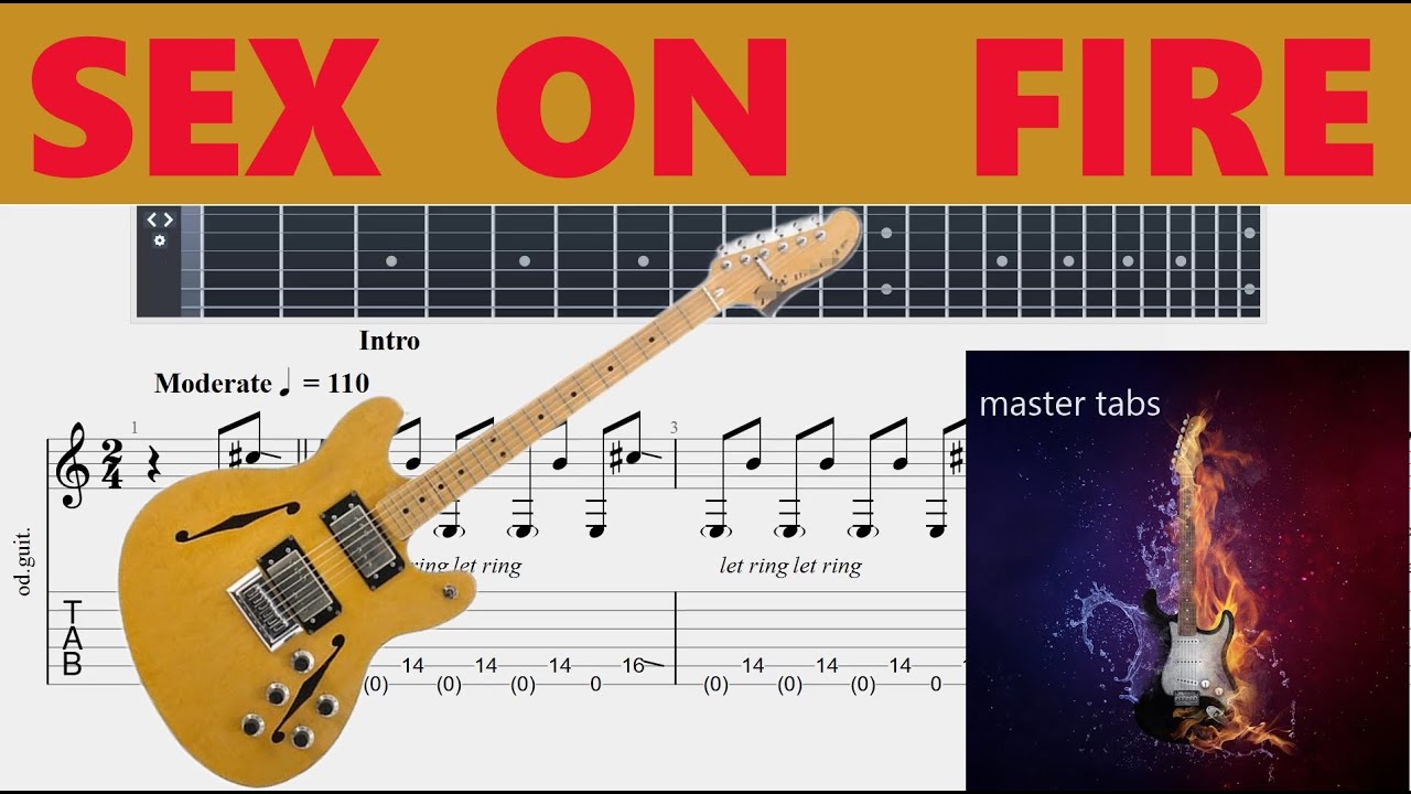 #SEX ON FIRE#KINGS OF LEON# |Guitar Tab| TUTORIAL#Mastertabs#BestFreeYoutubeMusic#| #SEX ON FIRE#KINGS OF LEON# |Guitar Tab| TUTORIAL#Mastertabs#BestFreeYoutubeMusic#|