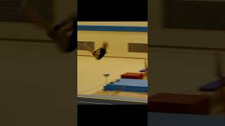 Senior Women’s Tumbling full pass European Championships  trials double pike transition #tumbling