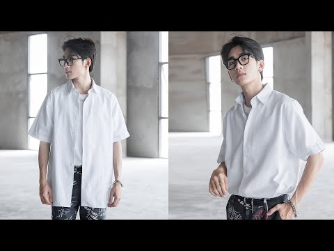 Video YaMe.vn | ÁO SƠ MI TAY NGẮN SỢI COTTON TỐI GIẢN M10 - youtube