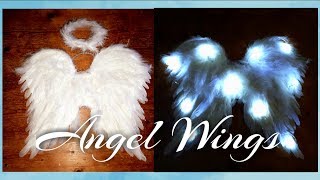 DIY Angel Wings / DIY Angel Wings with lights  😇 / Halloween Angel costume/ Christmas Angel costume screenshot 2