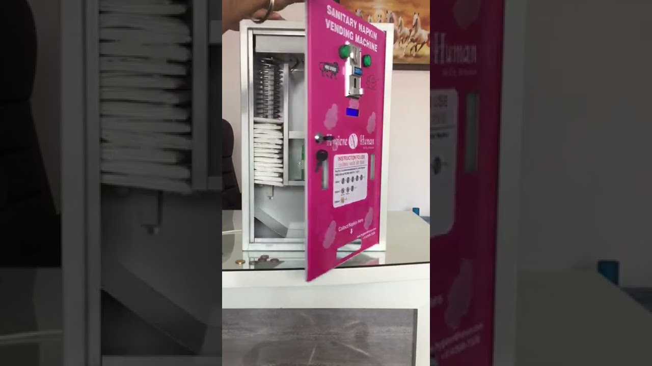 AUTOMATIC SANITARY NAPKIN VENDING MACHINE