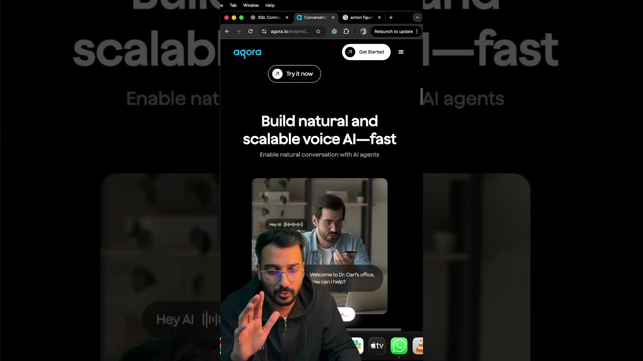 Build voice agent using @agora-io 