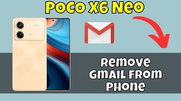How to Remove Google Account in POCO X6 Neo || Remove gmail From Phone
