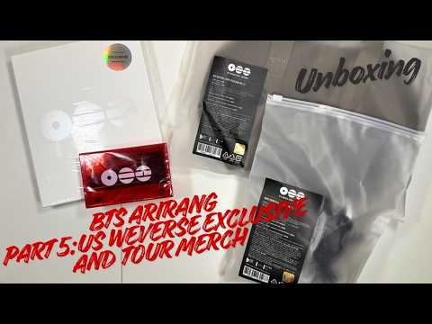 Unboxing: BTS Arirang Part 5: US Weverse Exclusive, Cassette and