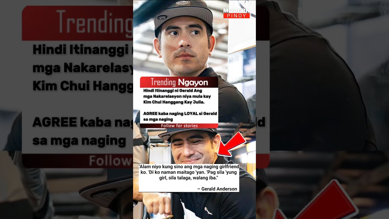  Green Flag O Red Boyfriend Si Gerald Anderson JuliaBarretto Modernpinoynow