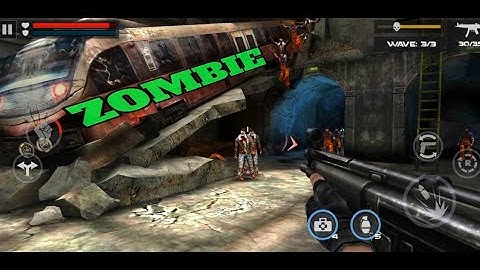 ZOMBIE AT TRAIN STATION🥶//DEAD TARGET 2 GAMEPLAY