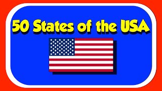 50 States Song- A Fun Sing Along with the Kids Picture Show!