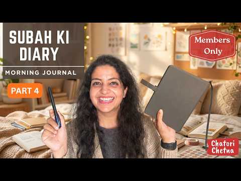 📝 Simple Morning Journaling Routine in Hindi | Homemakers & Creators PART 4