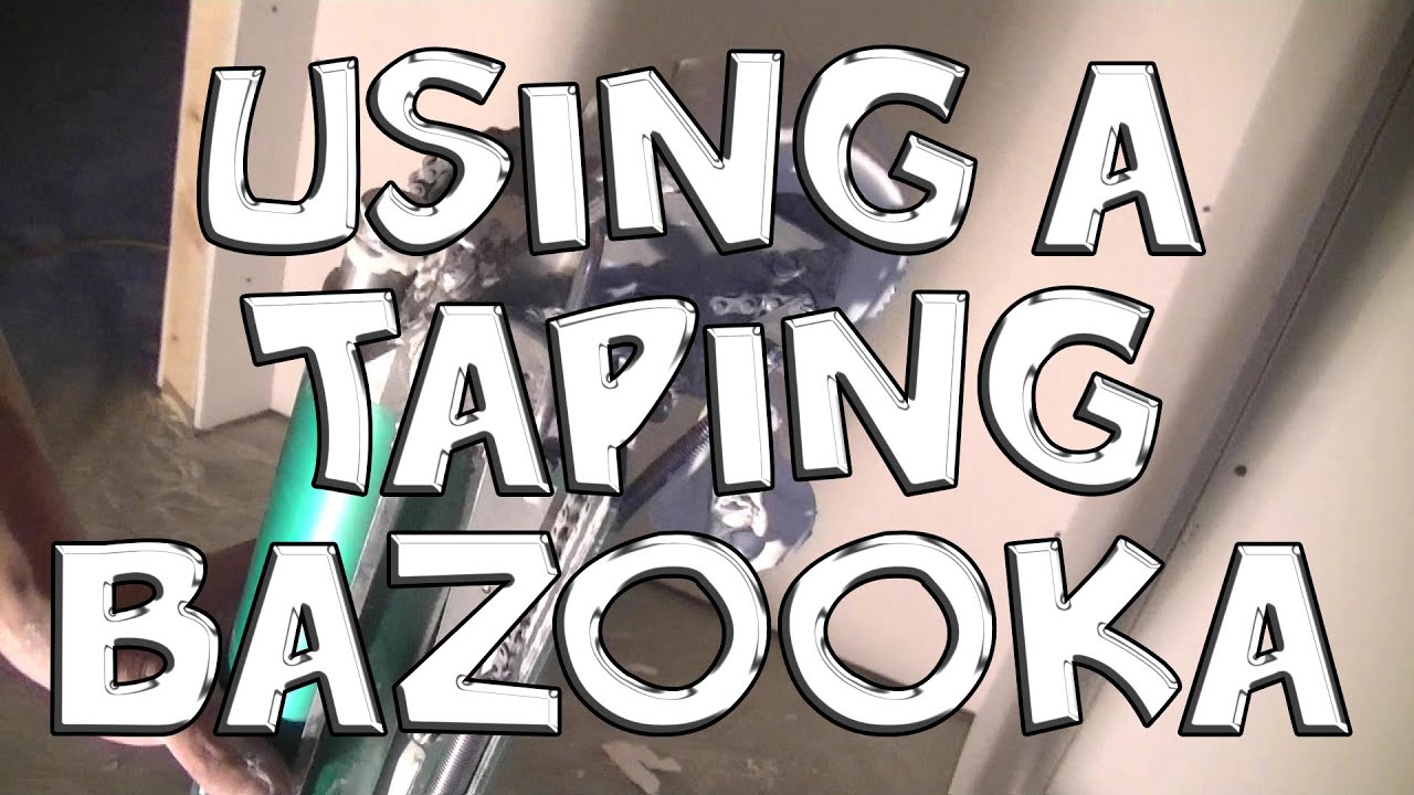 How To Use A Drywall Taping Bazooka Part 2 YouTube