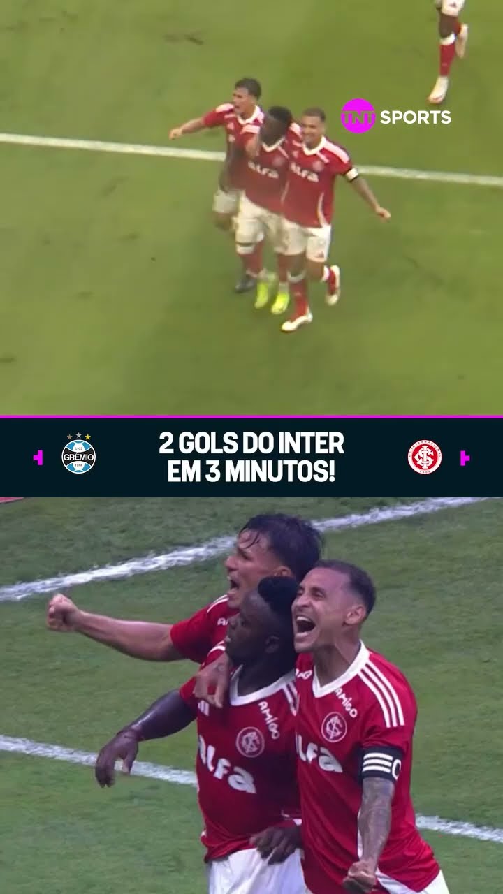 O Internacional ACABOU COM O GRE-NAL EM 3 MINUTOS! Ainda tem a volta no Beira-Rio #shorts