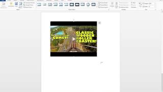 Insert video into Word 2013 document