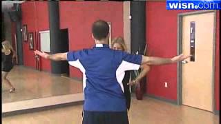 Patrick Paolantonio Works On Perfecting His Cha Cha