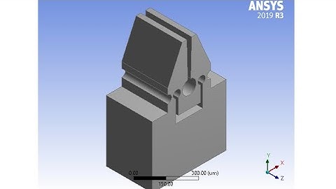 ANSYS 2019 R3 Tutorial - DesignModeler: Microgripper