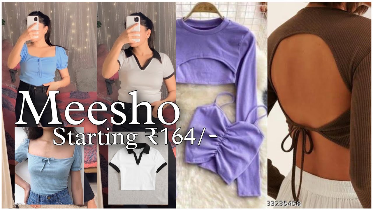 Meesho Top haul starting ₹164/- || Summer Top Under ₹250/- || Meesho Tshirt Haul || Riturvanjali