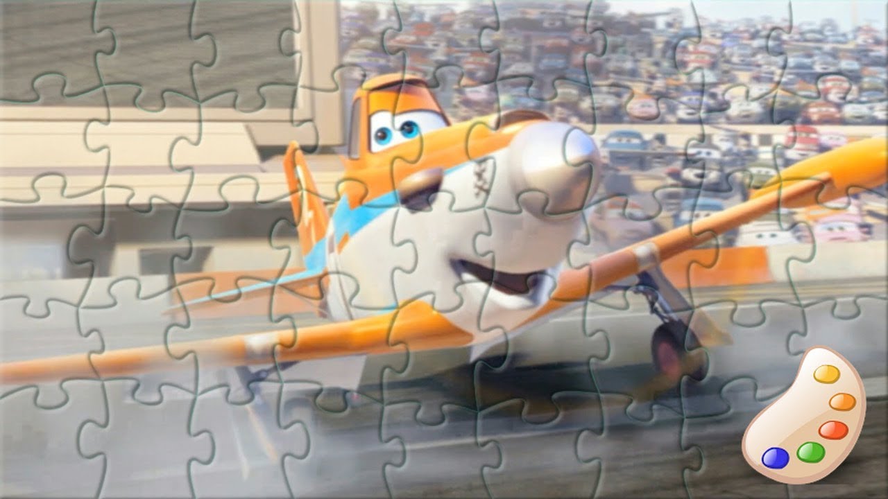 Disney Planes Dusty Crophopper Kids Puzzle Game Play YouTube