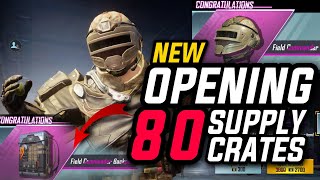 New Supply Crate Opening 80 Supply Crates Field Commander Set Mythic Item From Supply Crate