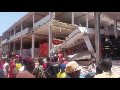 Urgent : Une dalle s'effondre au marché Gueule tapée, 2 morts