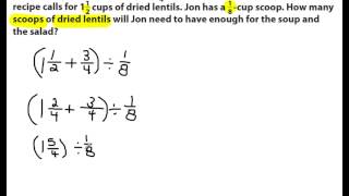 Dividing Multistep Fraction Problems