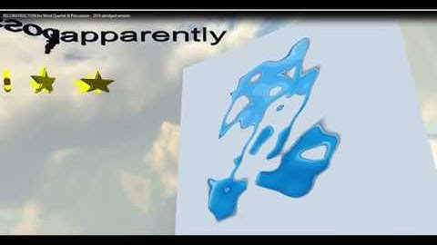 RECONSTRUCTION For Wind Quartet & Percussion - 2019 abridged version