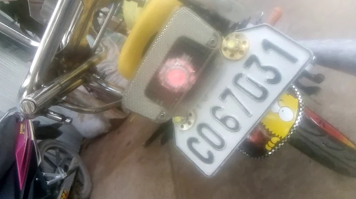 Taillight finish to install