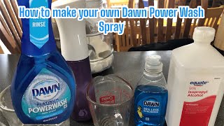 Homemade Dawn Powerwash  For .50 Cents A Bottle  Refill! It has amazing uses not just for dishes!