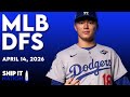 MLB DFS Process | DraftKings &amp; FanDuel Picks, Plays &amp; Slate Breakdown | Tuesday, 04/14/26