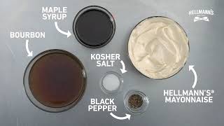 Bourbon Maple Dressing with Hellmann’s®