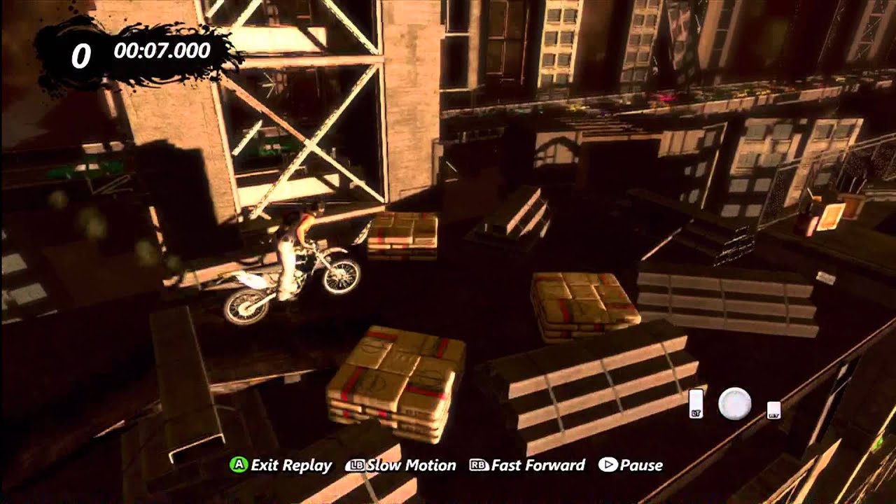 Trials Evolution Custom Track - Rooftop Rider by Zoidberg747 (Easy) (Plat)