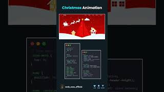 🌲christmas Animation using html and css | code buzz | web development | tata Sierra  | #coding