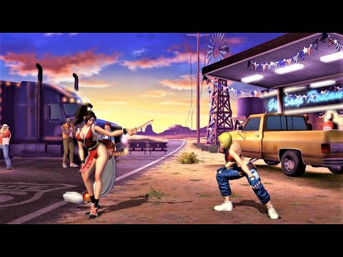 Mai Shiranui vs Blue Mary (Hardest AI) - THE KING OF FIGHTERS XIV KOF 14