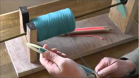 Netmaking 1-Loading the netting Needle