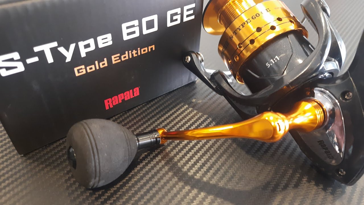 Rapala S-Type Gold Edition Spinning Reel  60 GE - REVIEW #fishing #rapala  