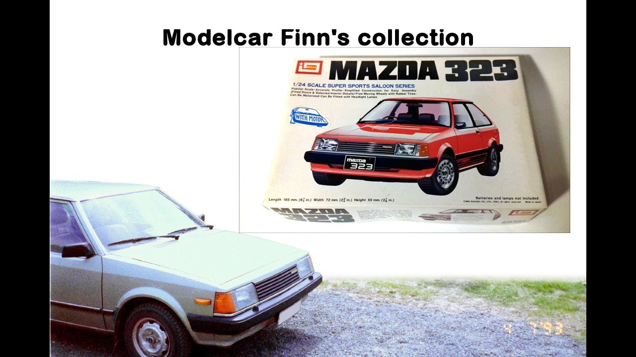 Mazda 323 BD Familia 1500XG 1982 IMAI 1/24 plastic modelkit - YouTube