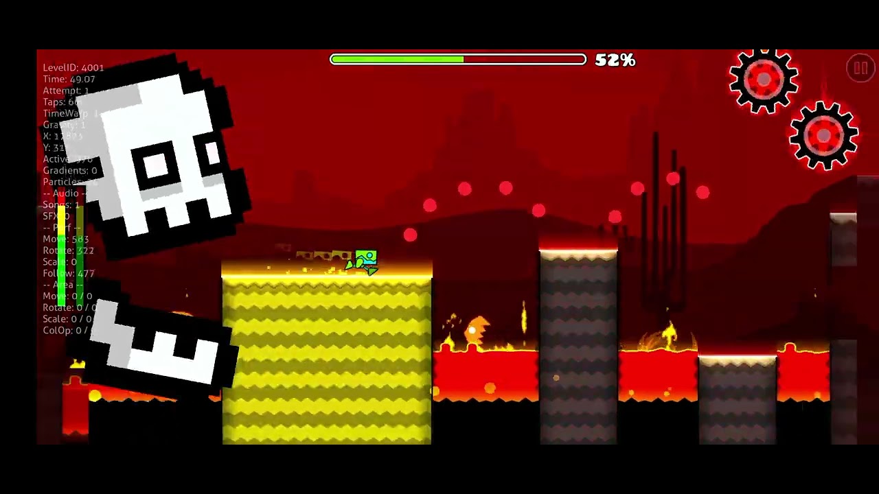 I finish press start on geometry dash subzero - YouTube