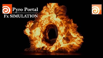 Houdini Pyro Portal Fx Simulation Rnd (Project files included)