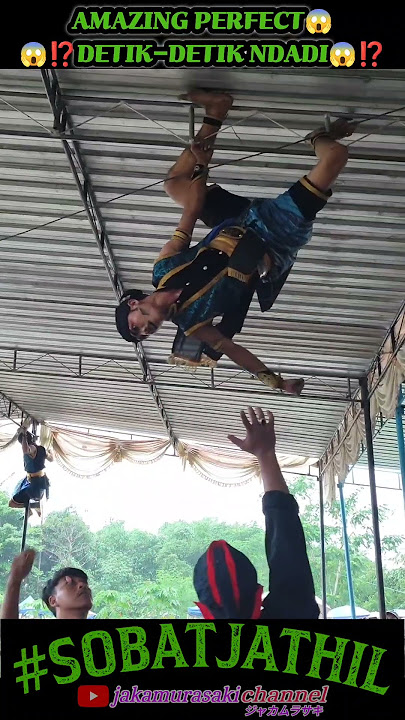 😱⁉️AMAZING SAMPAI ATAS😱⁉️#sobatjathil #jaranan #jathilan  #kesurupan #youtubeshorts #fyp