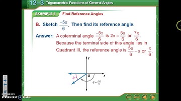 12 3   Trigonometric Functions of General Angles