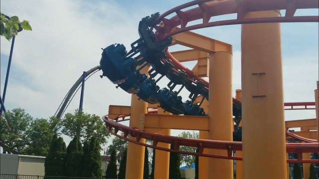Iron DragonCedar PointOff Ride Footage (NonCopyright) YouTube