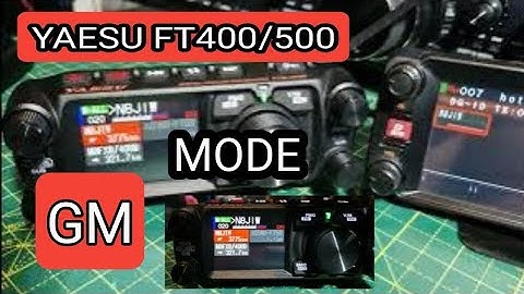 YAESU FTM400/500 GROUP MODE LIVE
