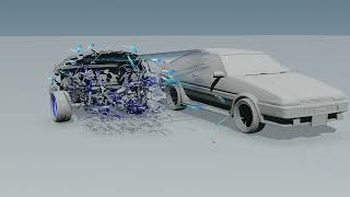 Transformers: Rise of the Beasts Stunt Car FX in Houdini