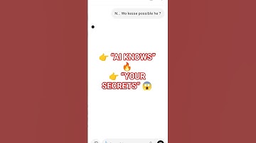 👉 “This AI knows ALL your secrets… Dare to watch till the end? 😱🤖💀”