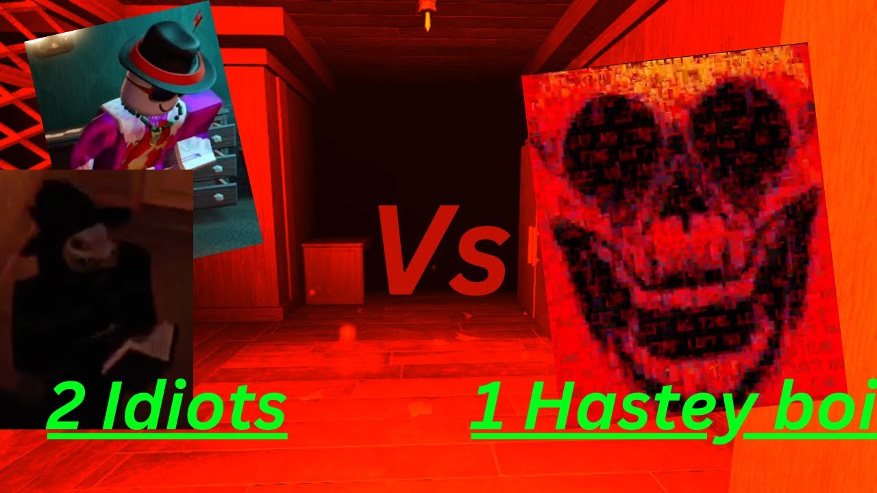 Two idiots try to beat DOORS (back door and floor 1) - YouTube