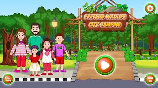 내 야생 동물 캠핑 도시 게임 - 게임플레이 영상 [모바일게임] screenshot 1