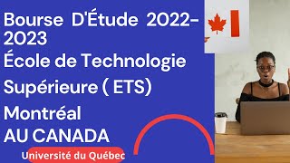 Bourse d’étude 2022-2023 ETS Montréal au Canada @Alliancemeducation