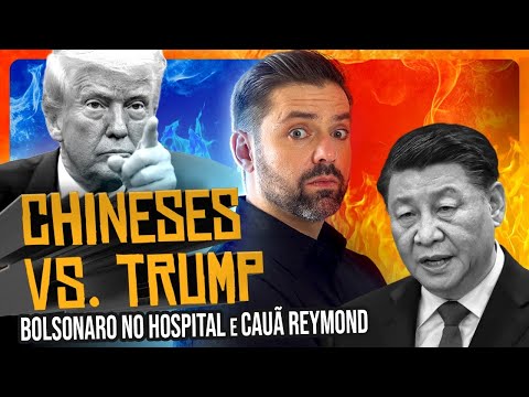 Chineses vs Trump / Bolsonaro no hospital / Cauã Reymond - Fábio Rabin - Comédia Stand up