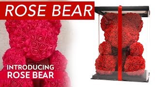 VALENTINE'S ROSE BEAR - The Luxury Rose Teddy Bear - Instagram Valentines Gift Idea 2019