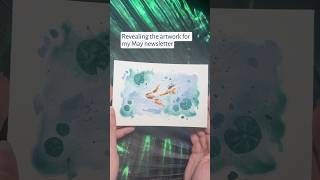 Revealing this month’s artwork! #watercolor #fantasyart