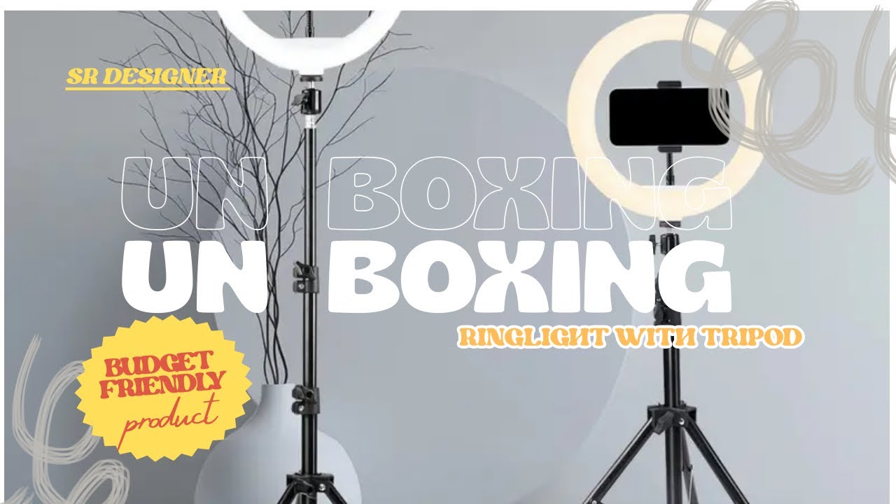 Эта кольцевая лампа от Temu меня удивила 😱 | Распаковка / SR Designer 